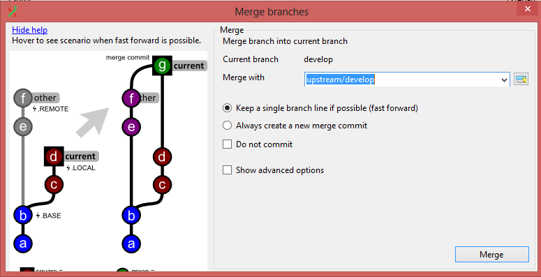 merge preview